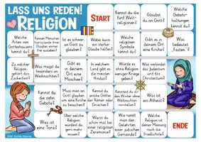 Vista previa - Juegos / Gamificación - Religion / Weltreligionen Spiel "Lass uns reden!" Deutsch Alemán - página 1