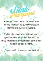Vista previa - Tarjetas / Manipulativos - Siento mariposas - Portada