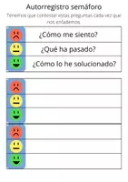Vista previa - Hojas de trabajo - Técnica del semáforo para regular conductas disruptivas. - página 3