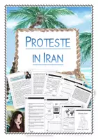 Vorschau - Unterrichtsreihen - Proteste in Iran - Mahsa Amini (Arbeitsheft mit Sachtexten zum Thema Diskriminierung und Frauenrechte) #IranFrauenrechte - Deckblatt