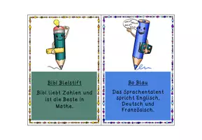 Vorschau - Arbeitsblätter - Schreibspaziergang Klasse Kunterbunt, Laufdiktat anderer Art, Schreibschrift , Klasse 2+3 - Seite 3