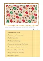 Vorschau - Arbeitsblätter - Picture Reading Comprehension Autmn/Fall (Englisch) - Seite 1