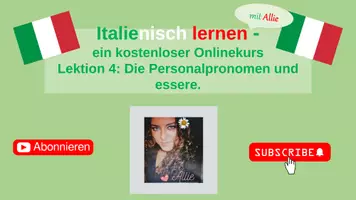 Vorschau - Arbeitsblätter - Italienisch lernen mit Allie Lektion 4 Die Personalpronomen und das Verb essere Folien Vokabelliste Arbeitsblatt mit Lösung - Seite 2