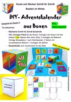 Vorschau - Arbeitsblätter - Basteln im Winter: DIY-Adventskalender aus 24 Boxen - Deckblatt