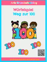 Vorschau - Arbeitsblätter - Würfelspiel zur 100 - Deckblatt