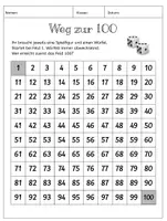 Vorschau - Arbeitsblätter - Würfelspiel zur 100 - Seite 3