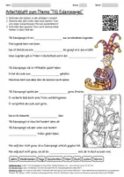 Vorschau - Arbeitsblätter - Lernposter + Arbeitsblatt "Till Eulenspiegel" + Onlineübung & MP3 + Mindmap + Infografik - Seite 1
