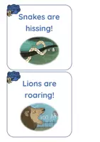 Vista previa - Juegos / Gamificación - Brown Owl at the Zoo - Simon Says - página 1