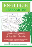 Vorschau - Stationenlernen - Englisch: Phonologische Bewusstheit - Lesekarten - Deckblatt