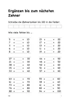 Vorschau - Arbeitsblätter - Ergänzen bis zum nächsten Zehner - Deckblatt