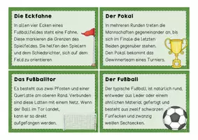 Vorschau - Aufgabenkarten - Lese- und Abschreibkarten Fußball - Seite 3