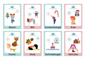 Vorschau - Spiele - 40 Yoga Karten für den Winter ... lassen dich nicht kalt! - Seite 1
