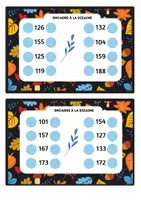 Aperçu - Apprentissages en autonomie - Ateliers encadrement des nombres de 40 à 9999. - Page 3