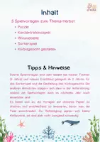Vorschau - Mal- und Bastelvorlagen - Spielvorlagen Herbst für Kita und Vorschule - Seite 2