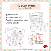 Vista previa - Unidades / Secuencias / Situaciones de Aprendizaje - The body parts (basic skills activities) - Portada