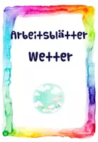 Vorschau - Arbeitsblätter - Themenpaket Wetter - Deckblatt