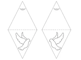 Vorschau - Mal- und Bastelvorlagen - Wimpelkette „Frieden-Symbole“ - zum Ausmalen, in 2 Größen (Wimpel, Girlande) - Seite 1