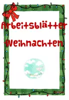 Vorschau - Arbeitsblätter - Arbeitsblätter Weihnachten Vorschule - Deckblatt