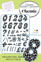 Vorschau - Experimente - Materialpaket - Cliparts Alphabet, Zahlen + Sonderzeichen "Chemie" - digitale Sticker für Powerpoint, Keynote , Arbeitsmaterial - Seite 1