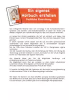 Vorschau - Unterrichtsreihen - Ein eigenes Hörbuch erstellen im Deutschunterricht - Seite 1