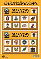 Vista previa - Juegos / Gamificación - THANKSGIVING - BINGO (Colour images) - página 1