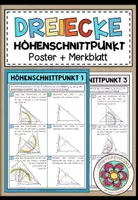 Vorschau - Poster - DREIECKE - Höhenschnittpunkt (Poster + Merkblatt) - Deckblatt