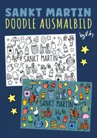 Vorschau - Mal- und Bastelvorlagen - Sankt Martin Doodle Ausmalbild ⭐️ - Deckblatt