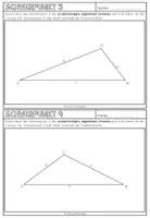 Vorschau - Arbeitsblätter - DREIECKE - Schwerpunkt (10 Arbeitsblätter) - Seite 3