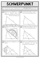 Vorschau - Poster - Schwerpunkt im Dreieck | Poster & Merkblatt Mathematik - Seite 2