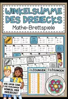 Vorschau - Stationenlernen - WINKELSUMME DES DREIECKS – 3 Mathe-Brettspiele - Deckblatt