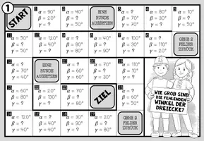 Vorschau - Stationenlernen - WINKELSUMME DES DREIECKS – 3 Mathe-Brettspiele - Seite 2