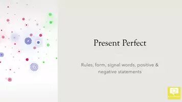 Vorschau - Arbeitsblätter - Aufgaben & Präsentation zum Present Perfect - Deckblatt
