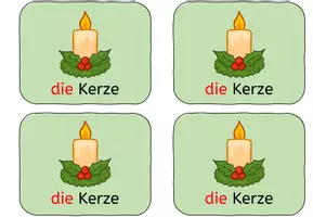 Vorschau - Bildkarten - Wortschatzheft Weihnachten - Seite 3