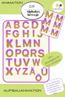 Vorschau - Videos - Gifs | animierte Buchstaben | 29 Dateien | Muffin | Alphabet - Deckblatt