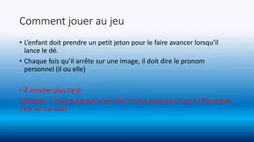 Aperçu - Apprentissages en autonomie - Acquisition du pronom - Page 3