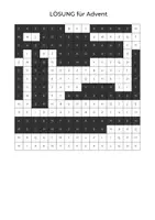 Vorschau - Spiele - Suchsel Advent - mittel - Seite 1