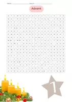 Vorschau - Spiele - Suchsel Advent - sehr schwer - Deckblatt