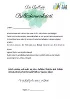 Vorschau - Arbeitsblätter - Balladenwerkstatt - Deckblatt