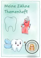 Vorschau - Arbeitsblätter - Zähne Themenheft - Deckblatt