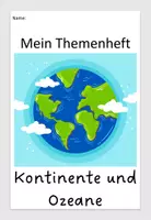 Vorschau - Arbeitsblätter - Kontinente und Ozeane Themenheft - Seite 1