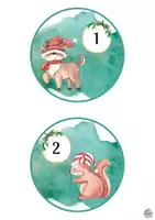 Vorschau - Anderer Materialtyp - Adventskalenderzahlen: Waldtiere - Seite 3