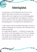 Vorschau - Anderer Materialtyp - Adventsplakat: Countdown bis Weihnachten - Seite 1