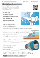 Vorschau - Arbeitsblätter - Arbeitsblatt "Turbine" + Onlineübung & MP3 + Infografik - Deckblatt