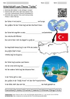 Vorschau - Arbeitsblätter - Lernposter + Arbeitsblatt "Türkei" + Onlineübung & MP3 + Mindmap + Infografik - Seite 1