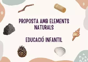 Vista previa - Hojas de trabajo - Proposta amb elements naturals (Infantil) - Portada