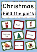 Vorschau - Spiele - CHRISTMAS - Find the pairs - Deckblatt