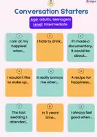 Vorschau - Aufgabenkarten - Conversation Starters for All Levels, Speaking Activity - Deckblatt