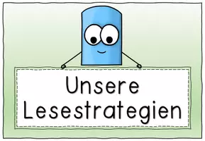 Vorschau - Poster - LESESTRATEGIEN Tafelmaterial / Deutsch - Seite 1