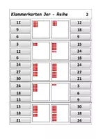 Vorschau - Spiele - Materialpaket 30 Klammerkarten Einmaleins - Seite 3