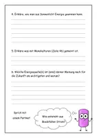 Vorschau - Arbeitsblätter - Lesetext über nachhaltigen und umweltfreundlichen Strom - Seite 3